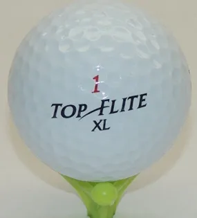 48 Top Flite Recycled Golf Balls in Mesh Bag