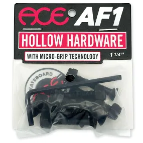 Ace AF1 Hollow Bolts w/ Grippers Allen Hardware - 1 1/4"