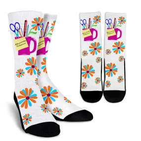 Administrative Assistant Pencil Cup Socks