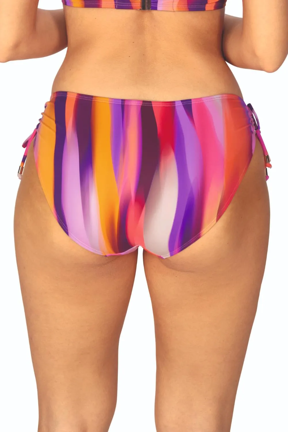 Amoena Sunrise Adjustable Swim Panty, Fresh Pink Mix (71550)