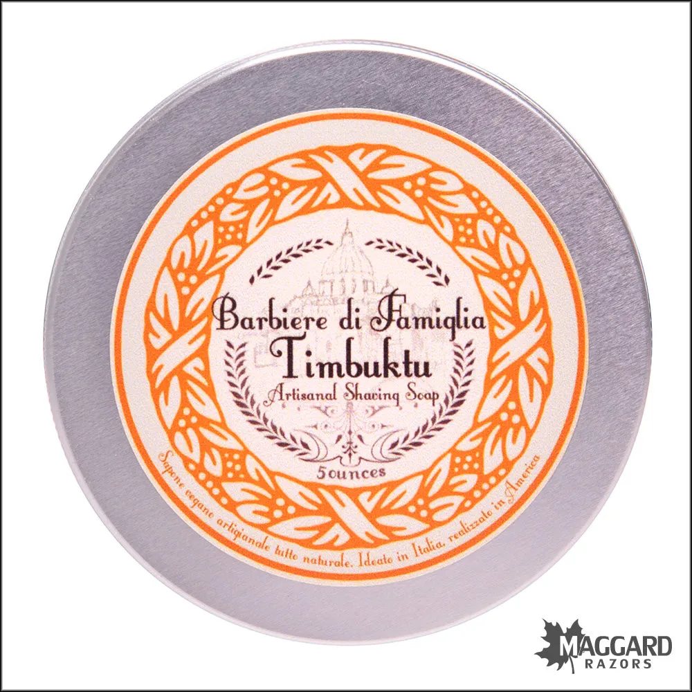 Ariana and Evans Barbiere di Famiglia Timbuktu Shaving Soap, 4oz - VR2 Vegan Base