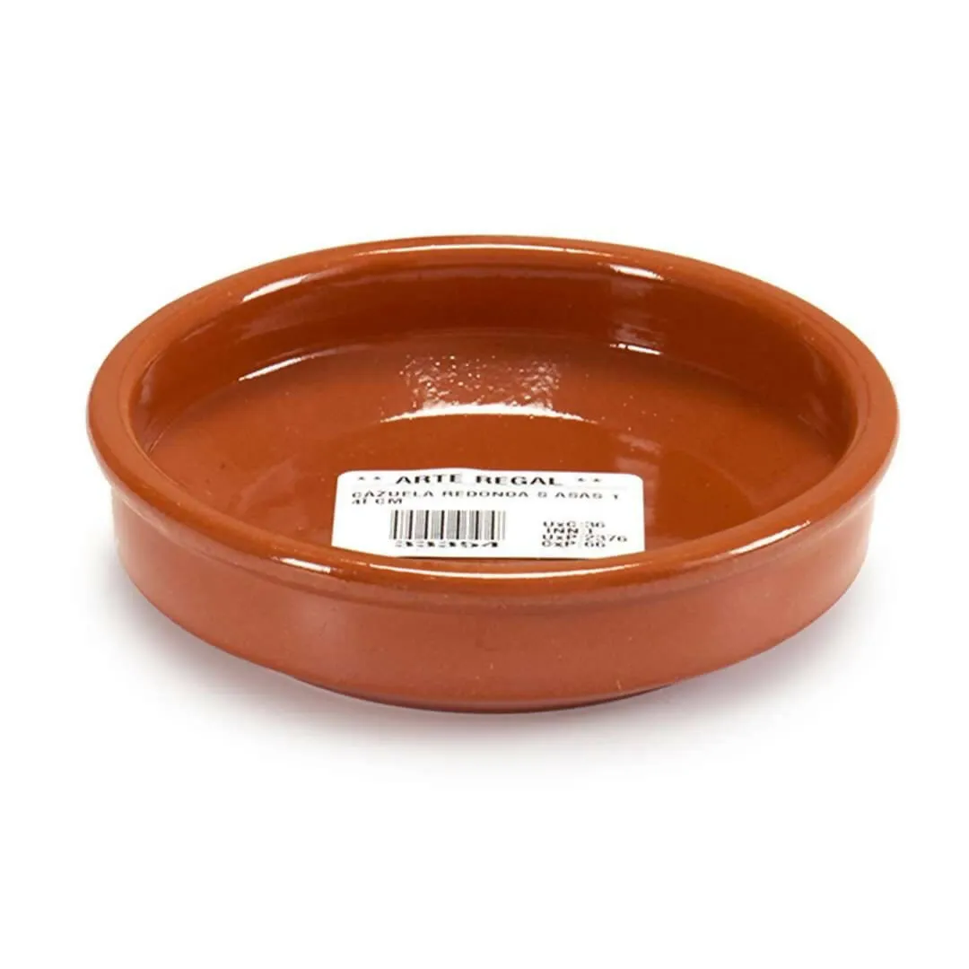 Arte Regal Brown Clay Round Deep Plate 12 cm