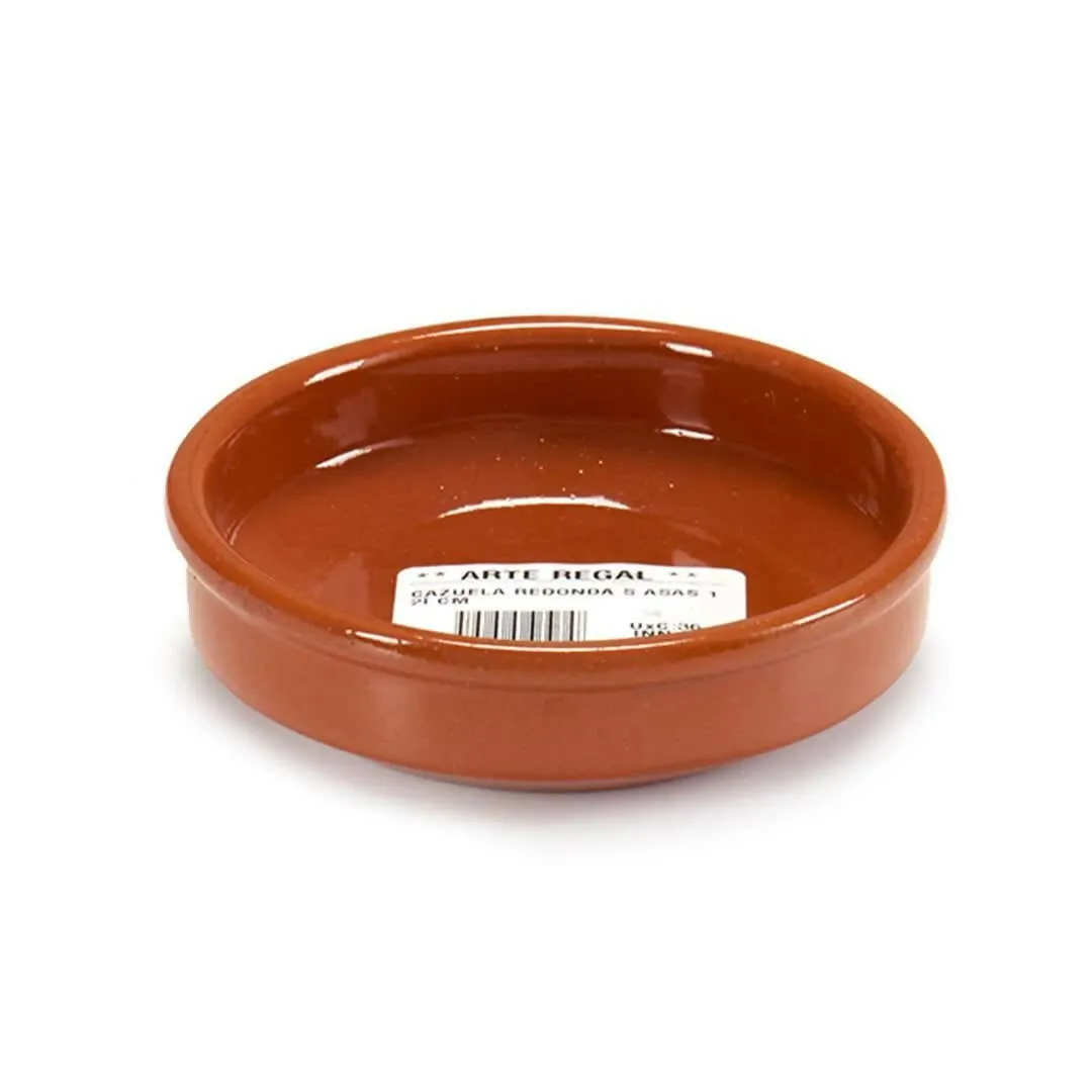 Arte Regal Brown Clay Round Deep Plate 12 cm