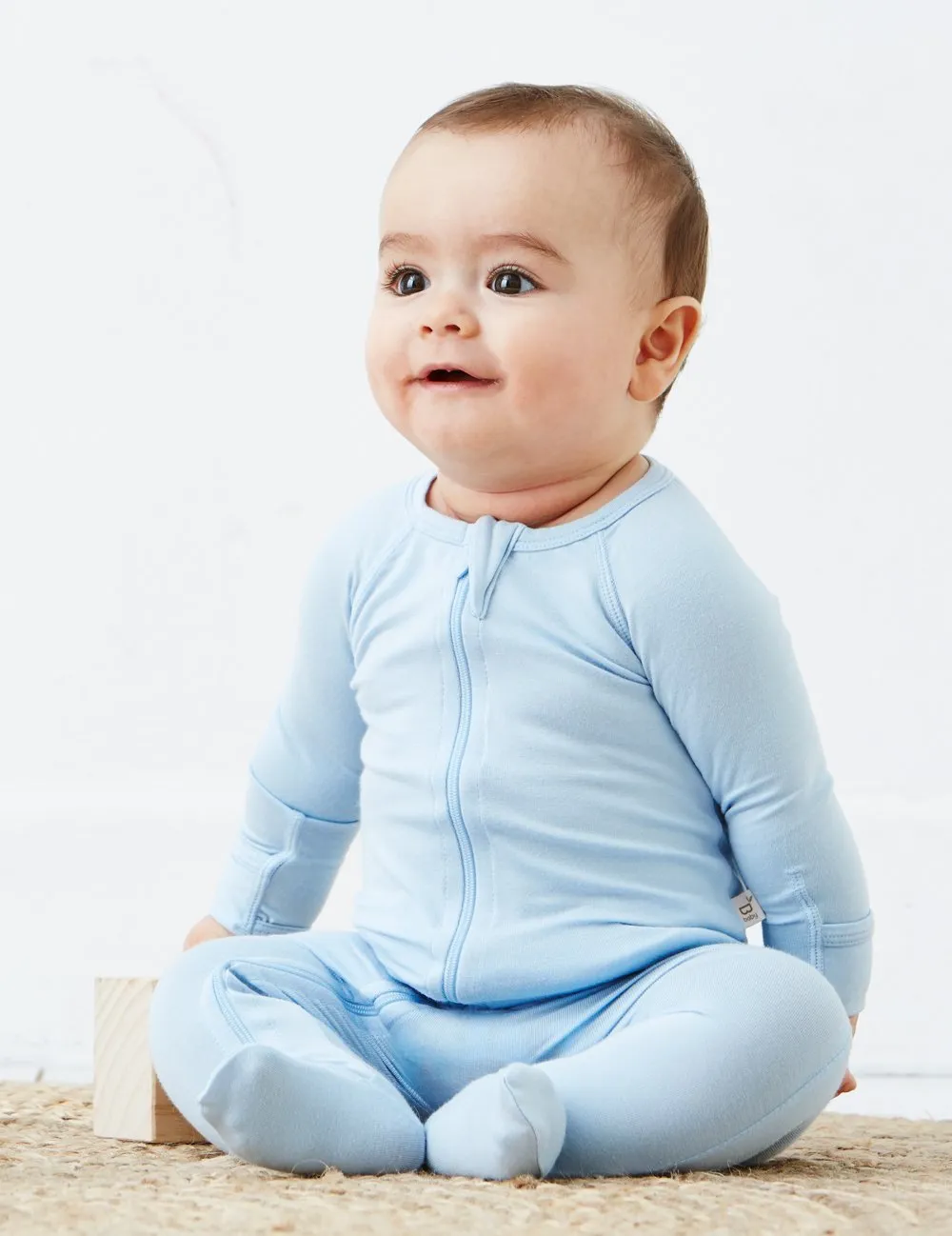 Baby Long Sleeve Onesie - Sky