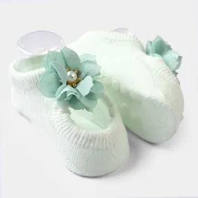 Baby Socks/Booties| Green