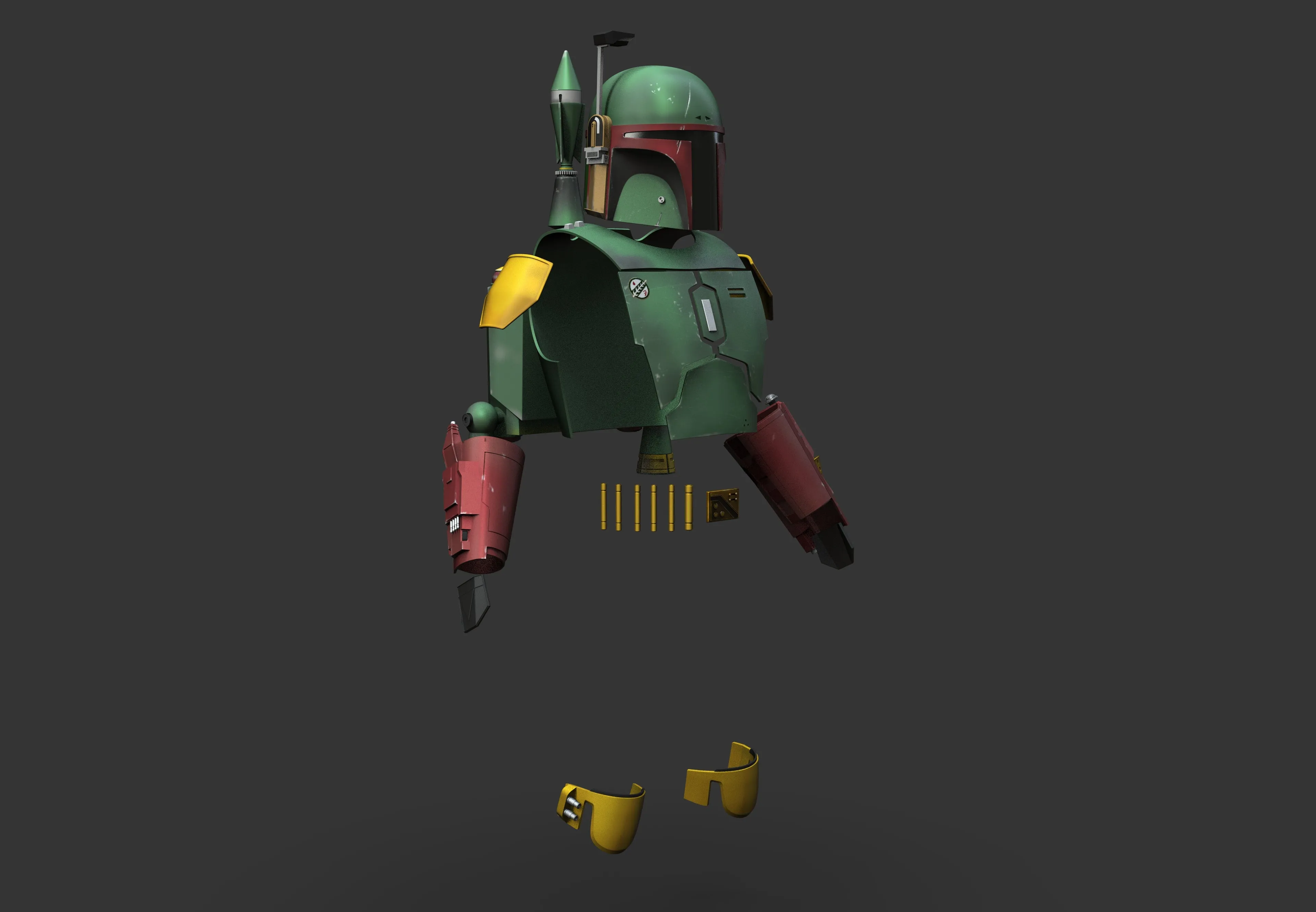 Boba Fett Armor STL- Book of Boba Fett