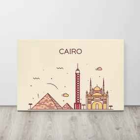 Cairo Location Cityscape Canvas