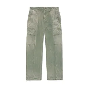 Canvas Cargo Pants 'Sage Green'