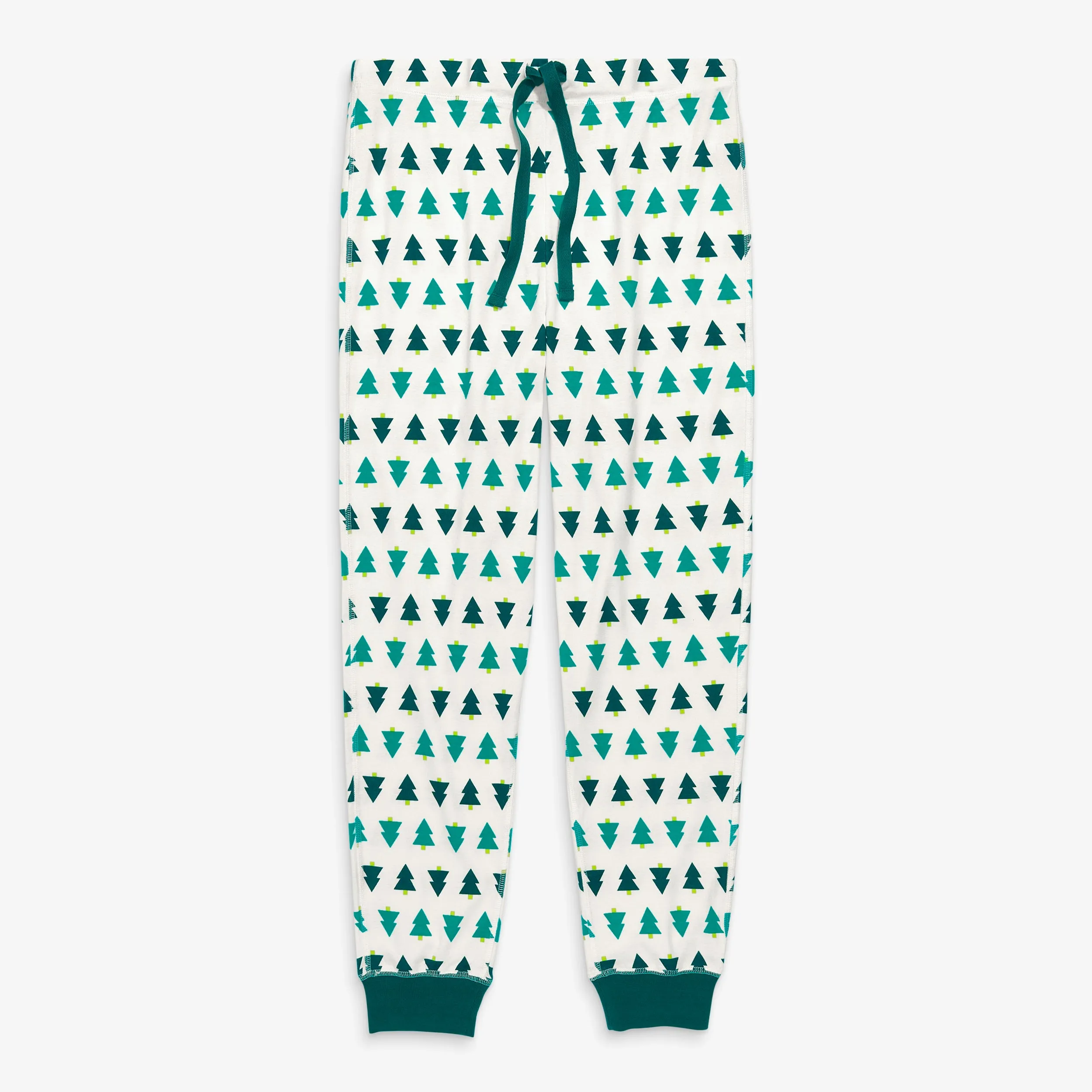 Clearance fit 2 grown-ups organic pj pant in triangle trees