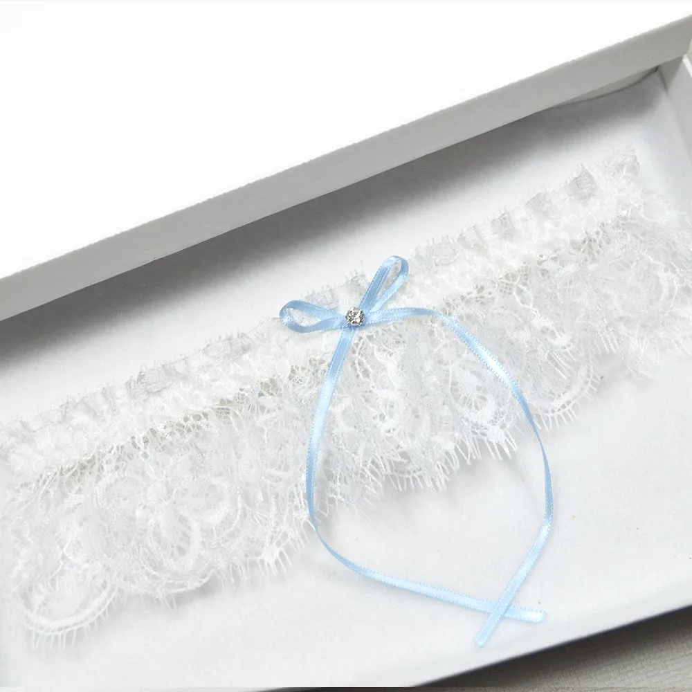 Delicate Eyelash Lace Wedding Garter