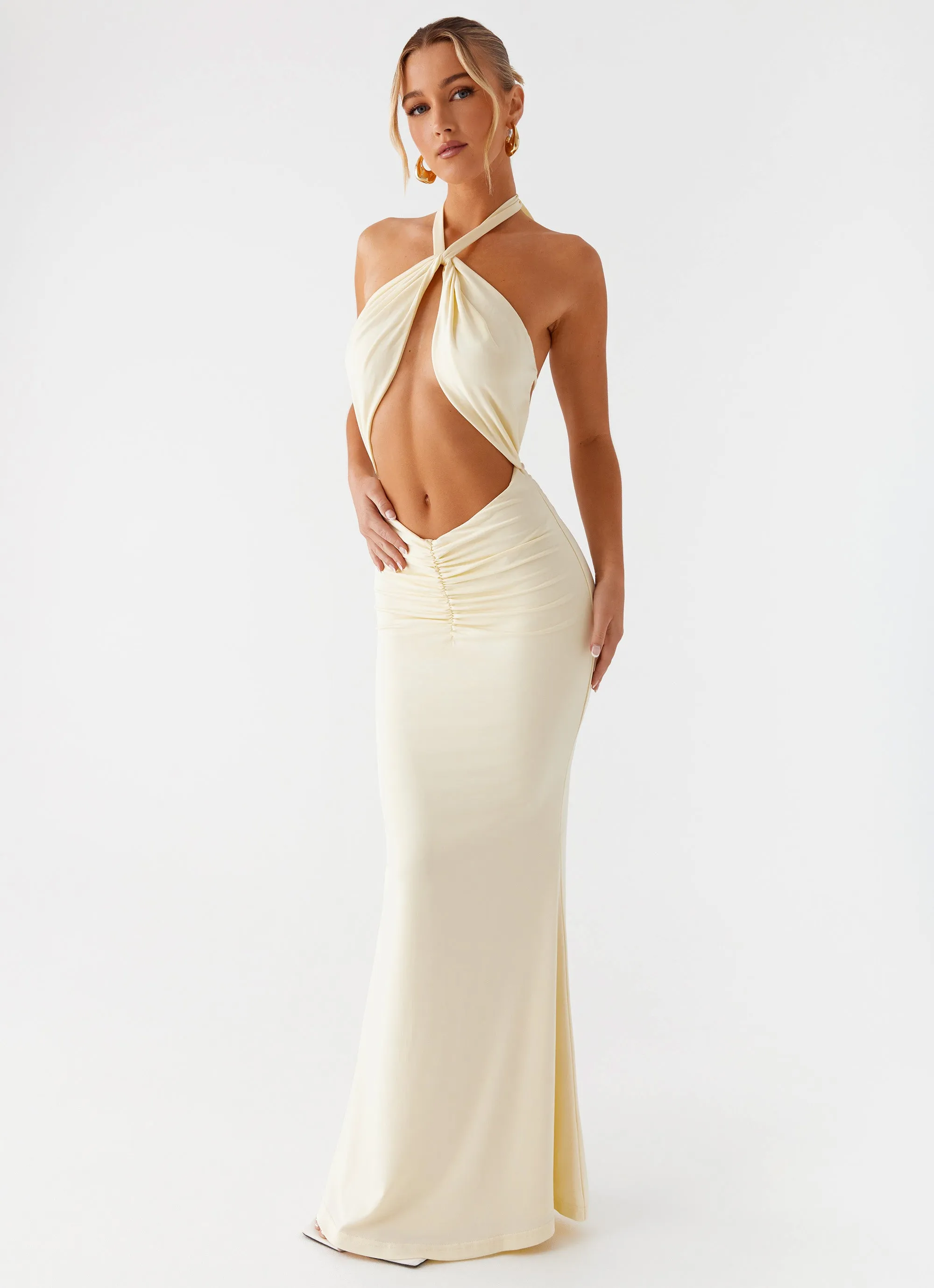 Double Take Maxi Dress - Yellow