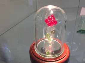 Enchanted Rose Crystal Figurine