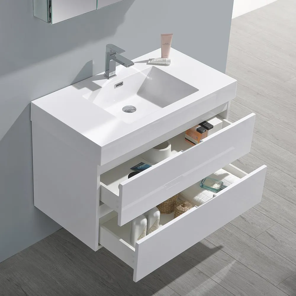 Fresca Valencia 36 Wall Hung Modern Vanity