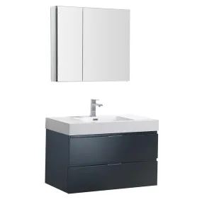 Fresca Valencia 36 Wall Hung Modern Vanity