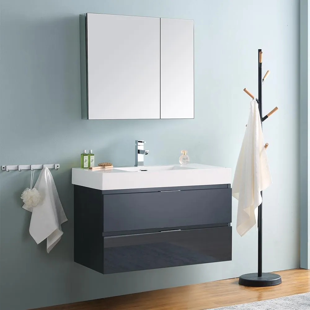 Fresca Valencia 36 Wall Hung Modern Vanity