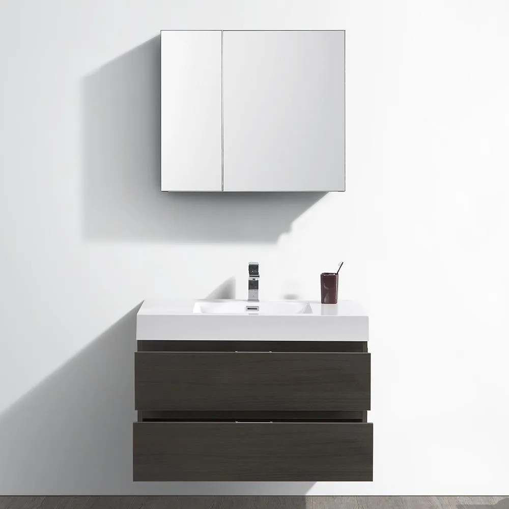 Fresca Valencia 36 Wall Hung Modern Vanity