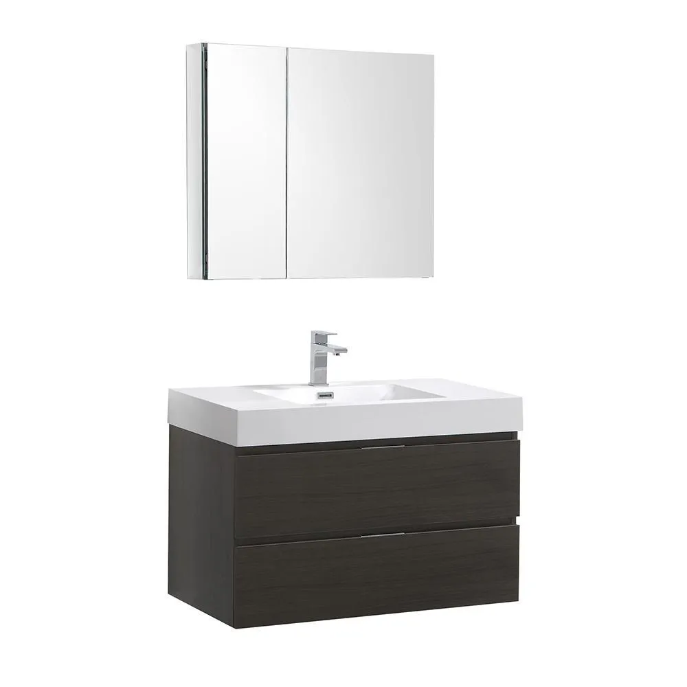 Fresca Valencia 36 Wall Hung Modern Vanity