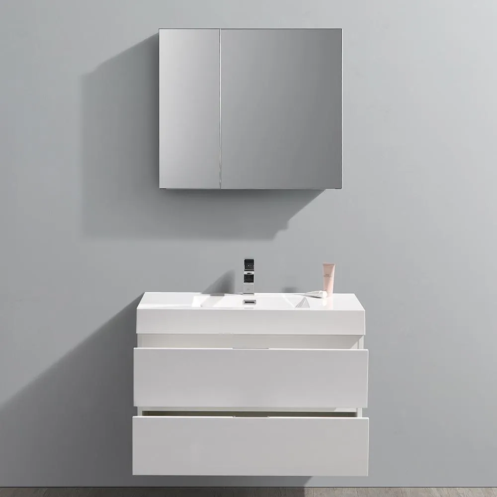 Fresca Valencia 36 Wall Hung Modern Vanity