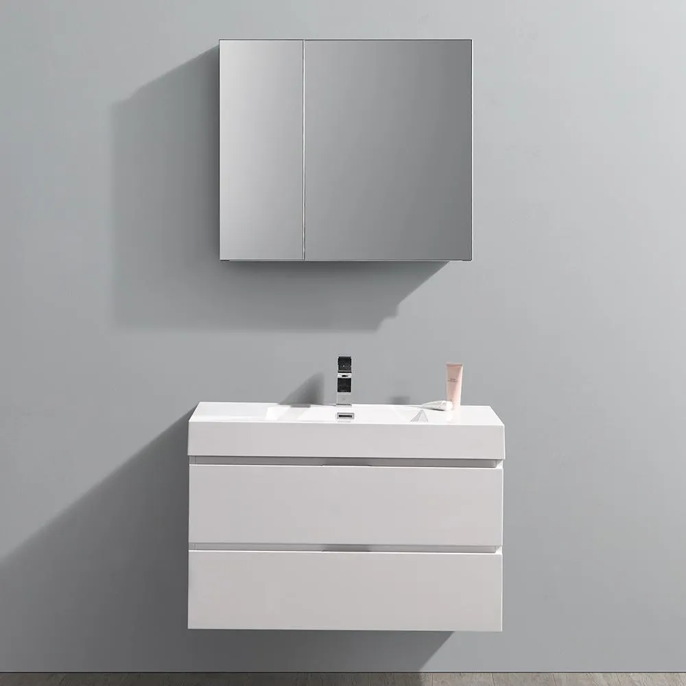 Fresca Valencia 36 Wall Hung Modern Vanity