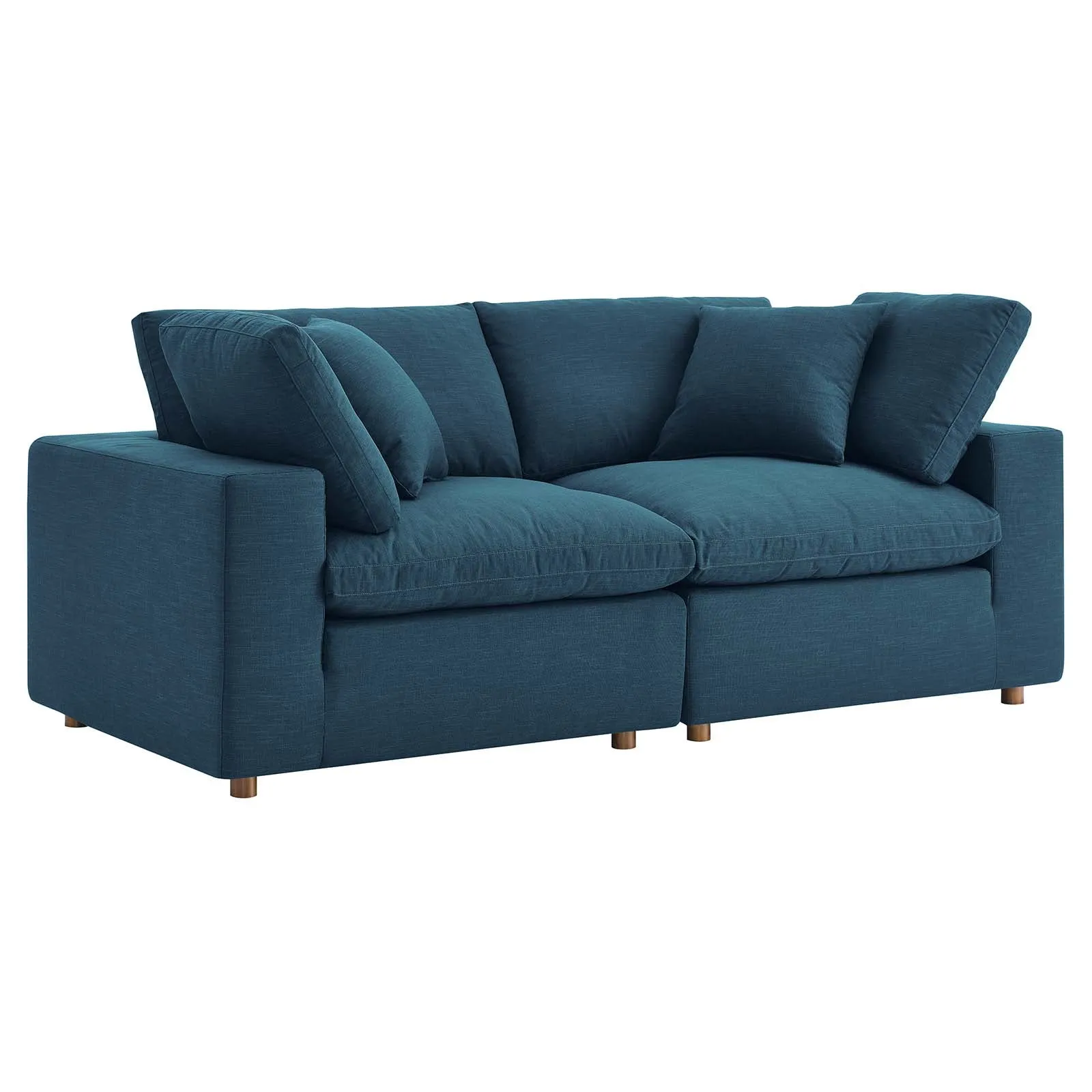 Haven Deep Seat Sectional Sofa, 2 Seater