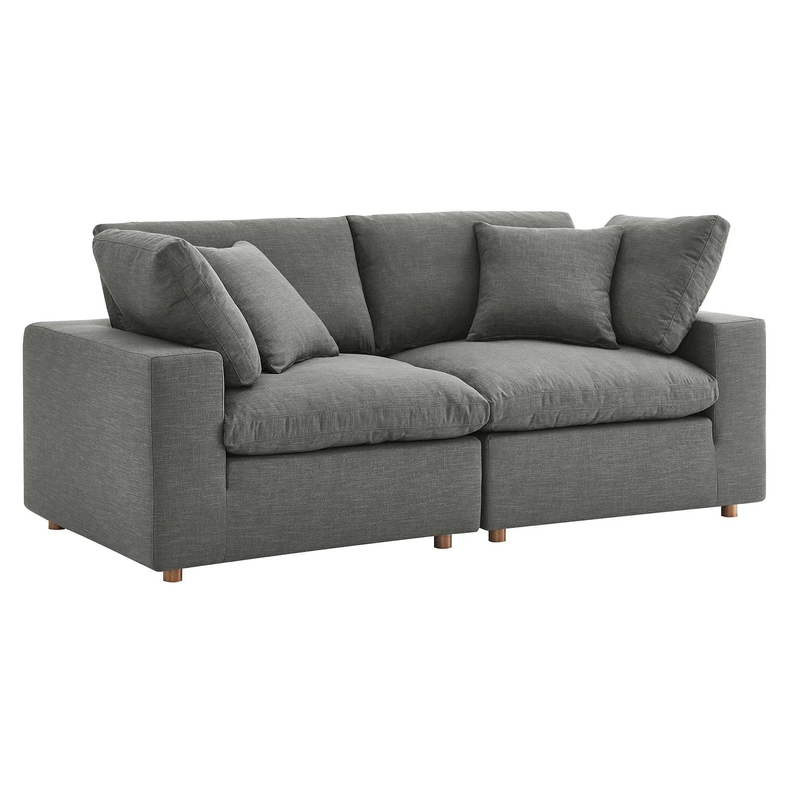 Haven Deep Seat Sectional Sofa, 2 Seater