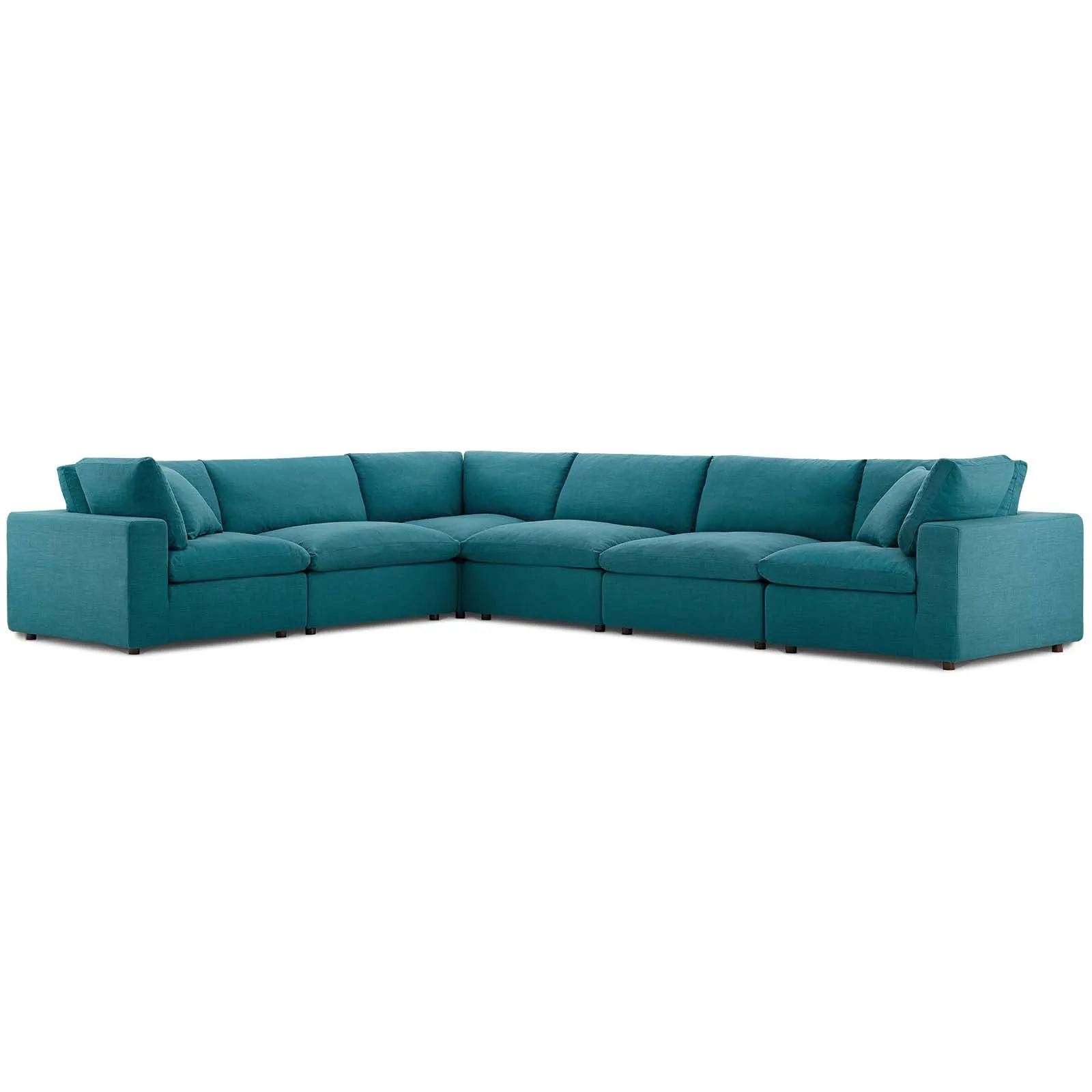 Haven Deep Seat Sectional Sofa, 6 Seater