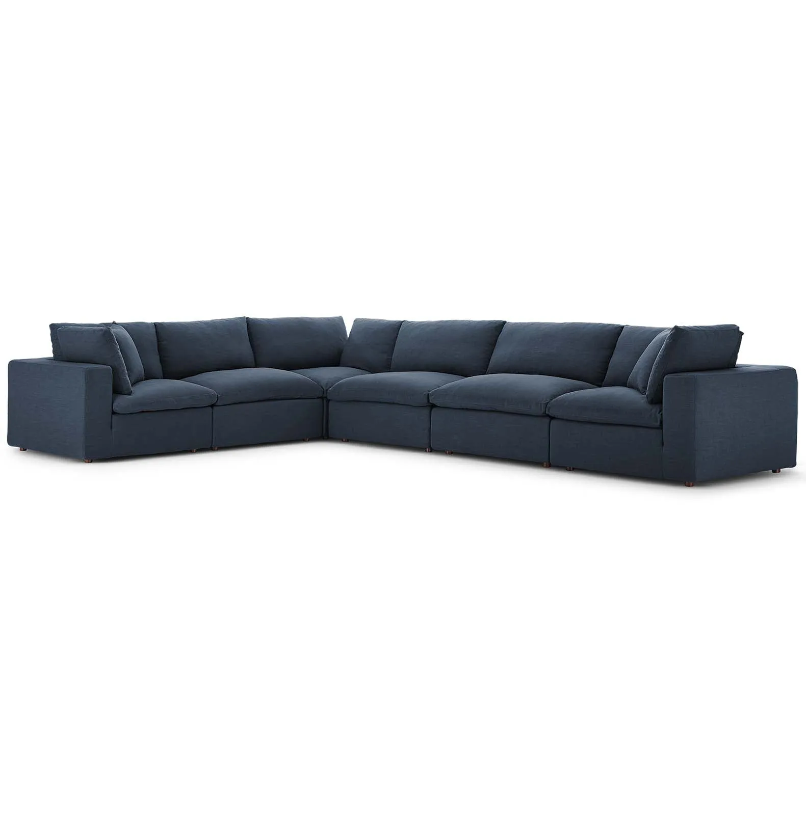 Haven Deep Seat Sectional Sofa, 6 Seater