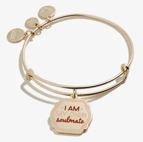 I am My Own Soulmate' Charm Bangle