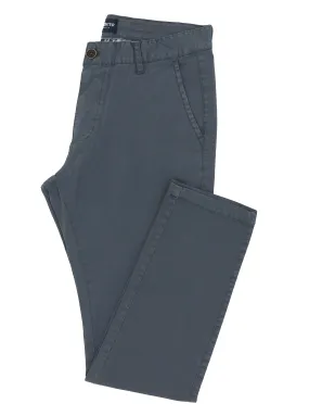 Jules Blue Grey Slim Chino