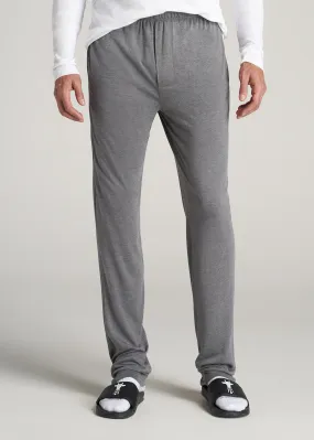 Lounge Pajama Pants for Tall Men in Charcoal Mix