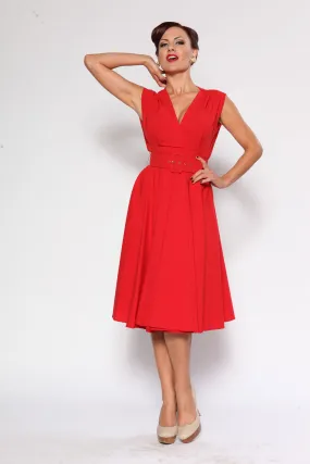 Milan Dress - Jet Setter Red