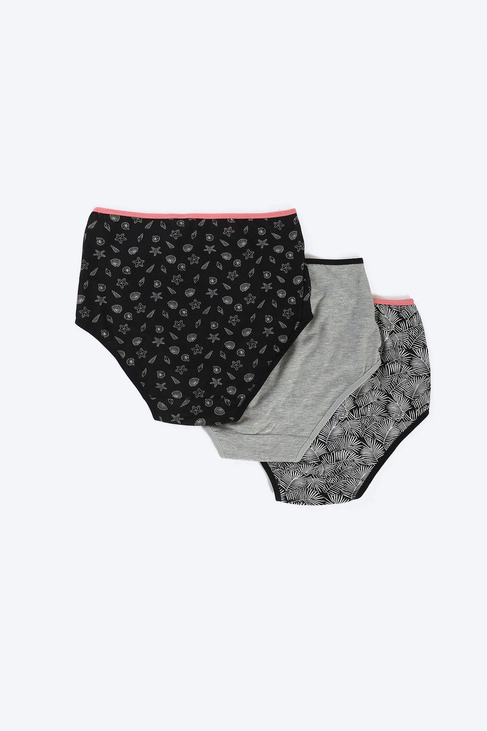 Pack of 3 Colored Full Brief