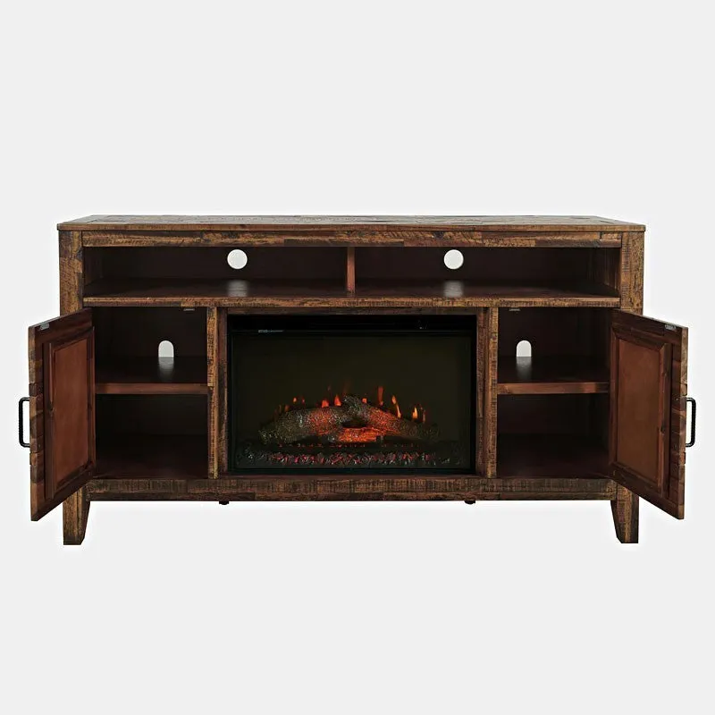 Painted Electric Fireplace & Media Console - 60"