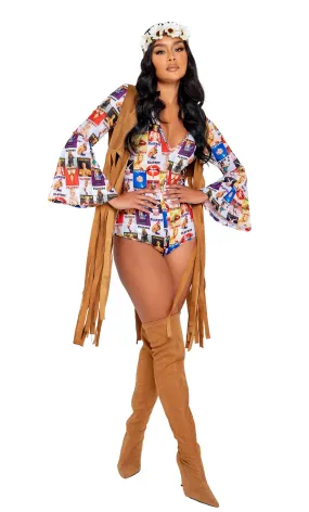 Roma 3PC Playboy Groovy Babe Costume